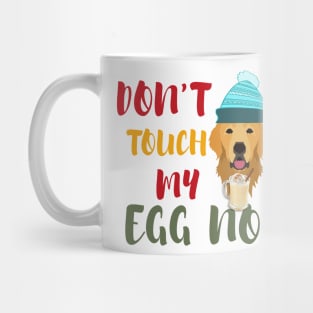 Egg nog Lover shirt, Golden Retriever Dog Mug